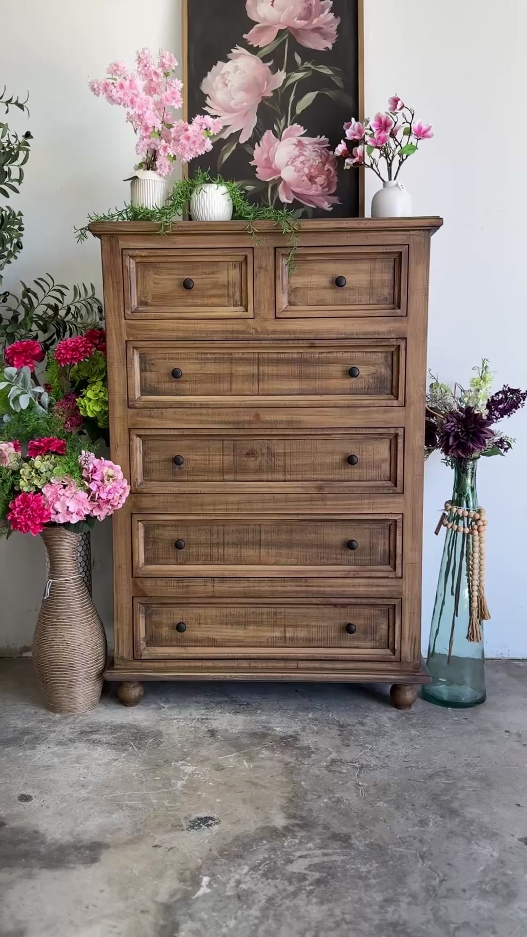 Adele Chest of Drawers-Timber™