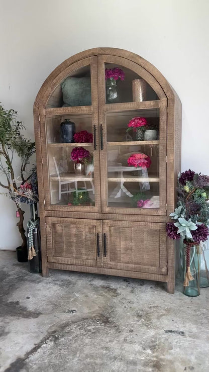 Rose Domed Vitrine-Sandstone