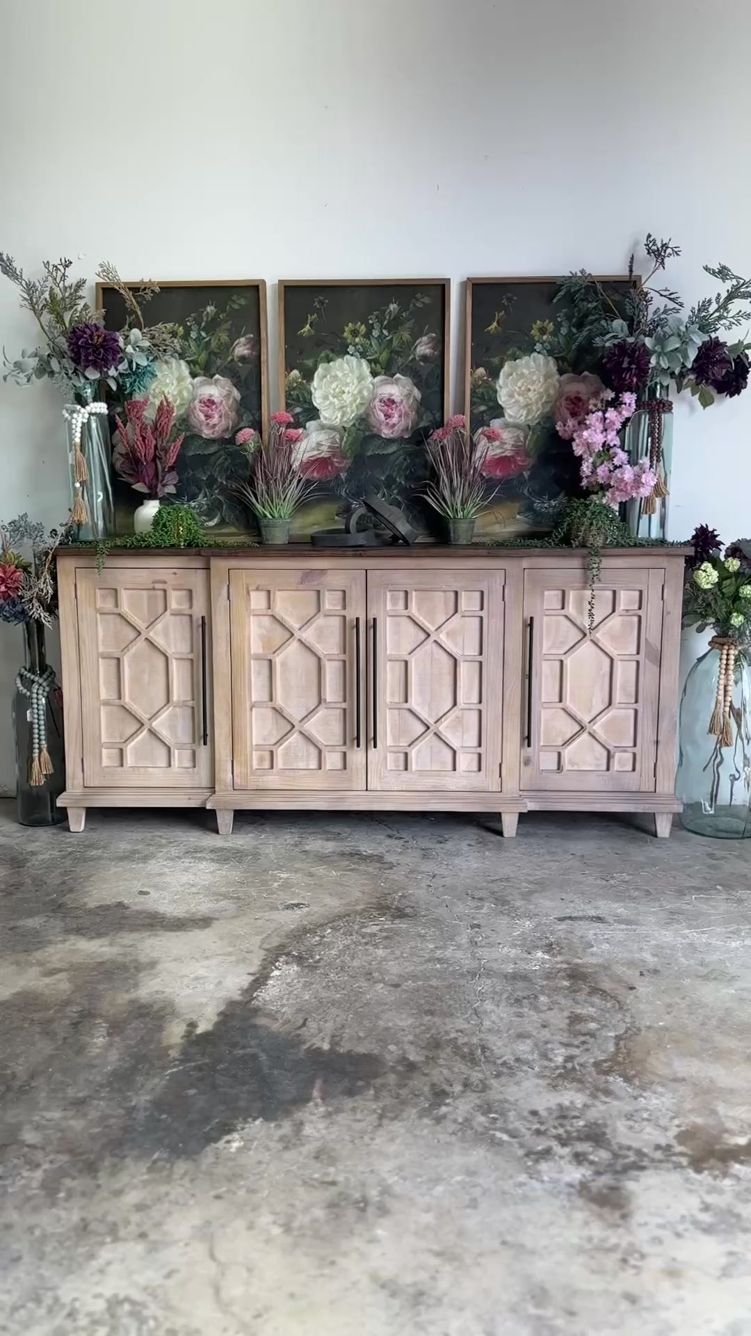 Michelle Console-Soft Drift/Honeywood