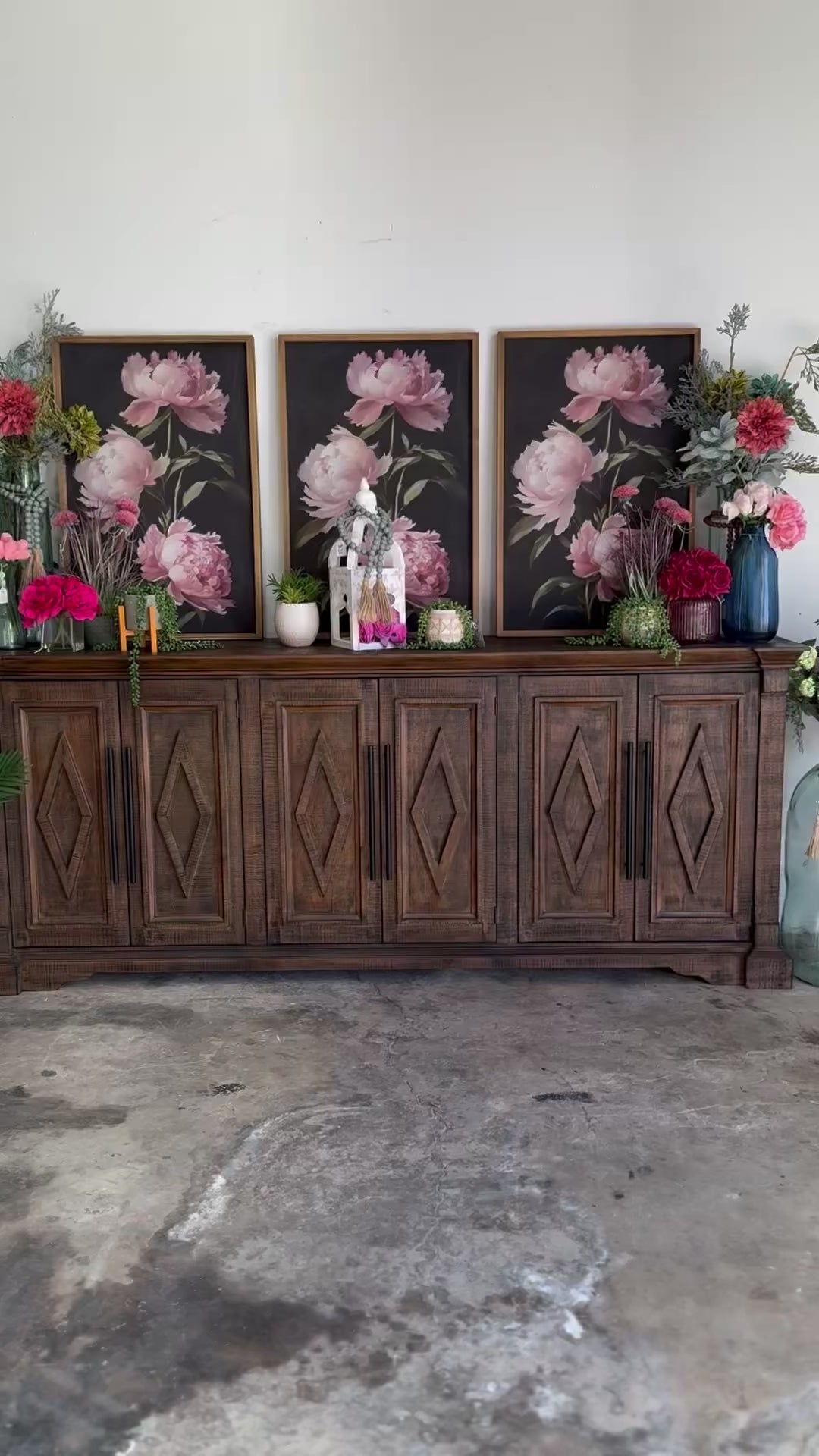 Chloe 6 Door Console-Honeywood