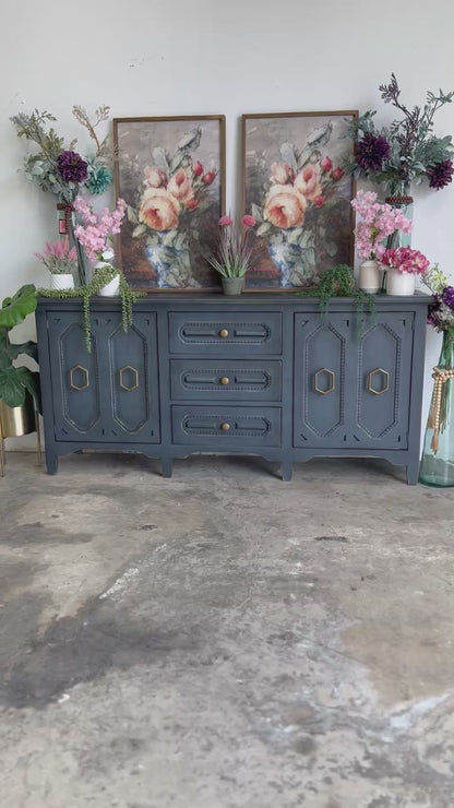 Cora Console-Blue Haze/Gold™
