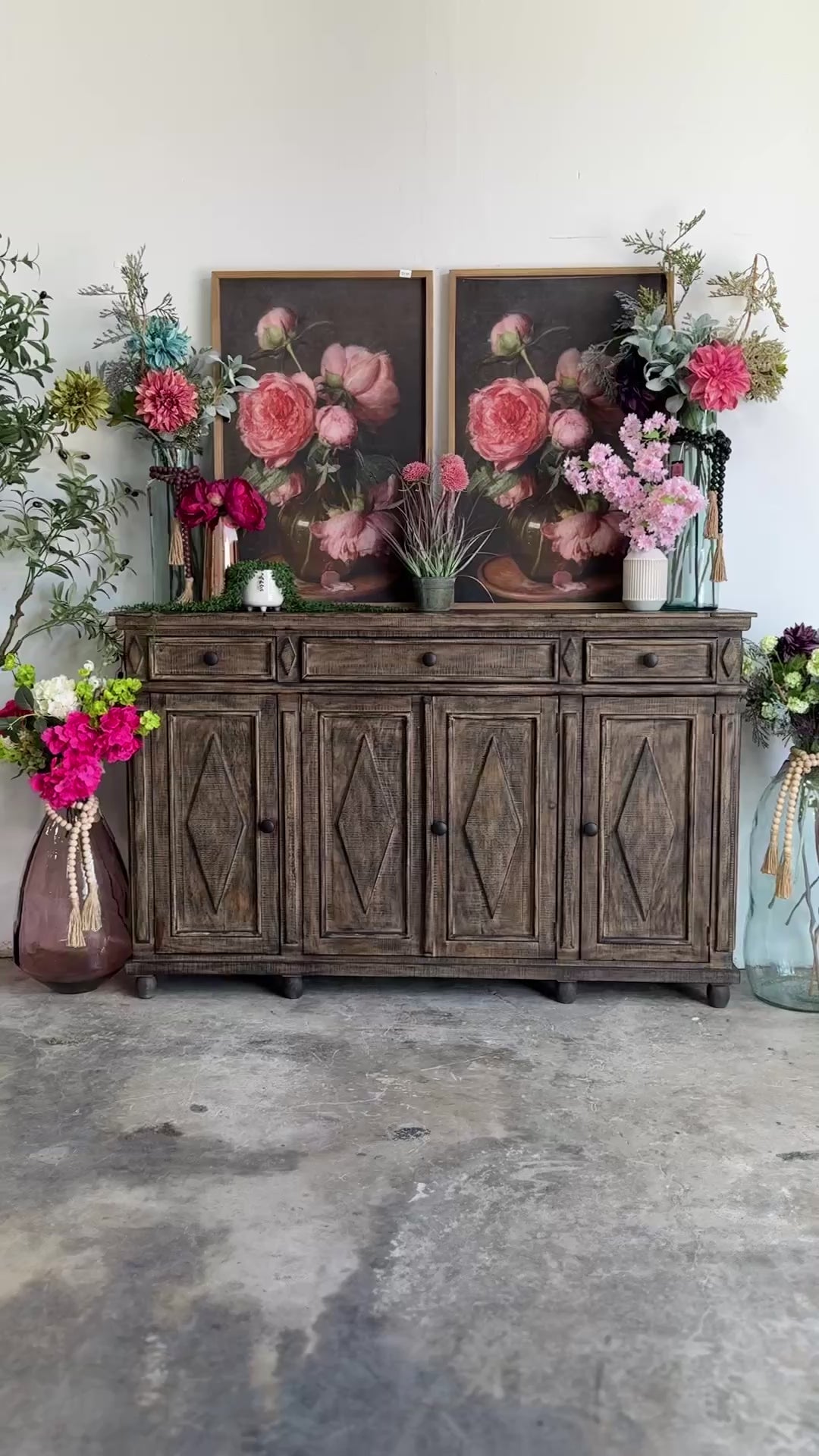 Julia 4 Door Console-Pecan™