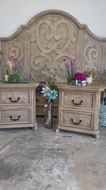 Harper Nightstand- Cappuccino