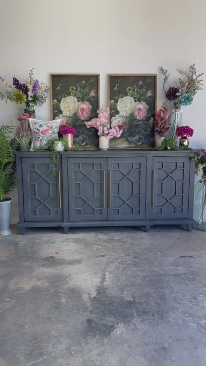 Michelle Console-Blue Haze/Gold