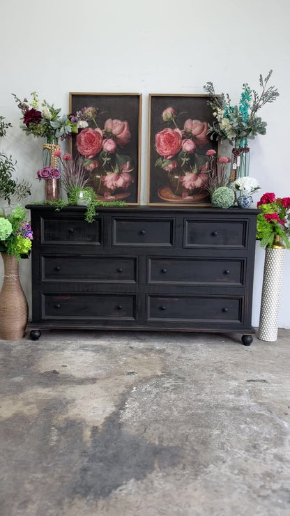 Adele Dresser-Handrubbed Black