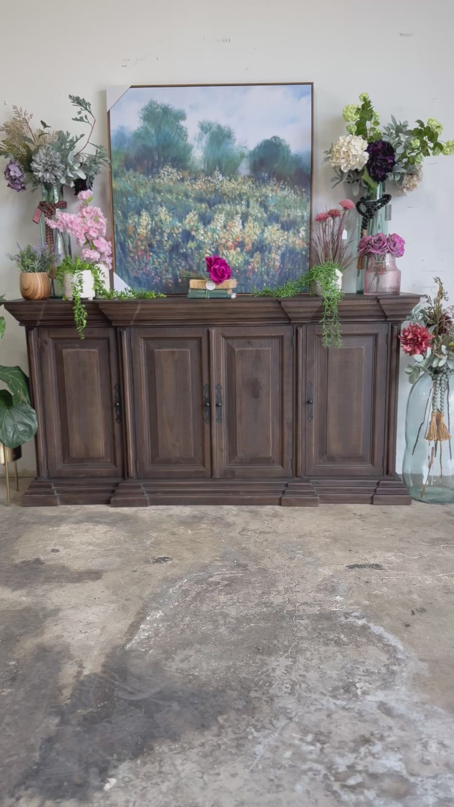 Brianna 4 Door Console-Cinderwood™