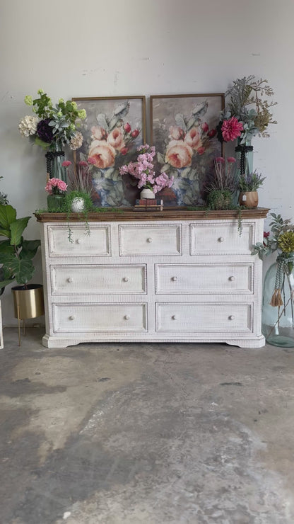 Eden Dresser- White Wheat/Sandstone