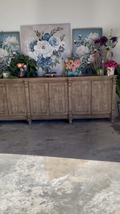 Allison 108&quot; 6 Door Console-Sandstone