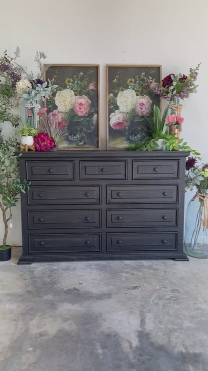 Charlotte Dresser-Handrubbed Black