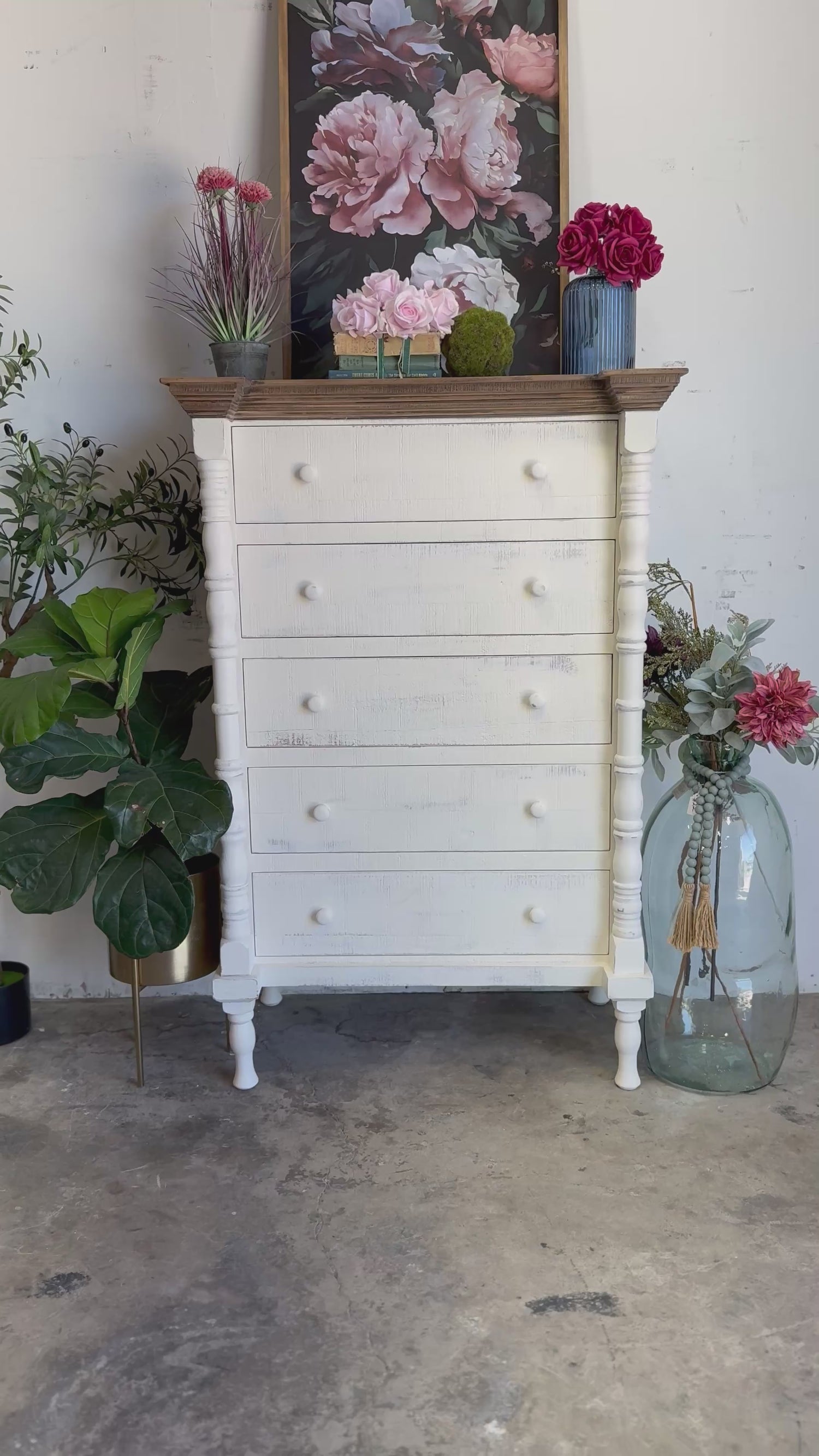 Madison Chest of Drawer-Creamy Linen™/Sandstone