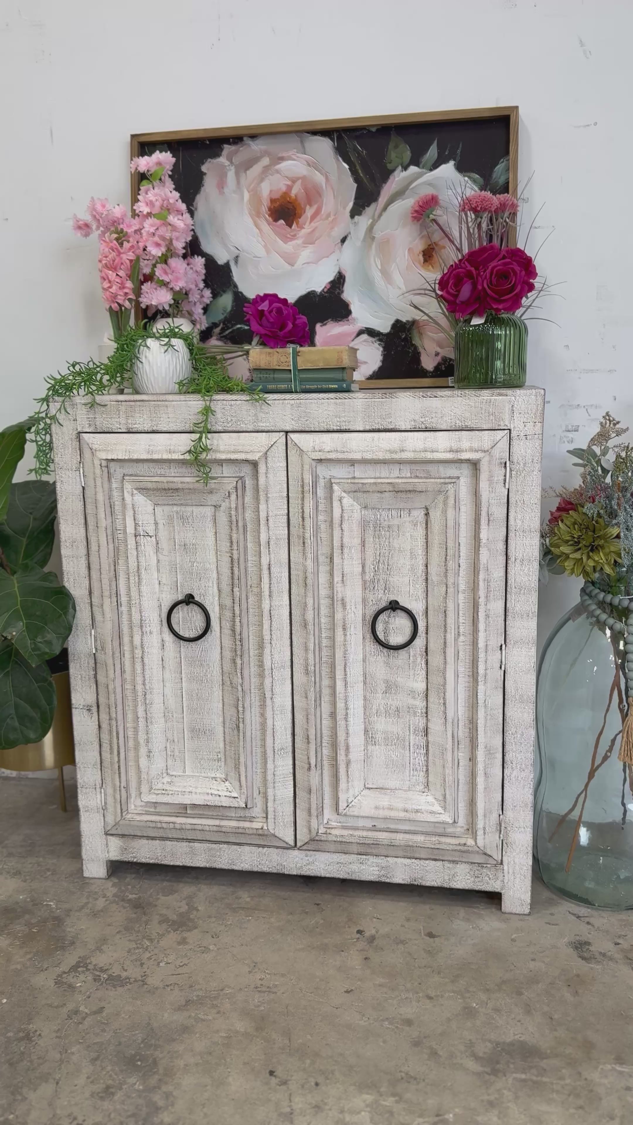 Imperial 2 Door Cabinet- Toasted Wheat