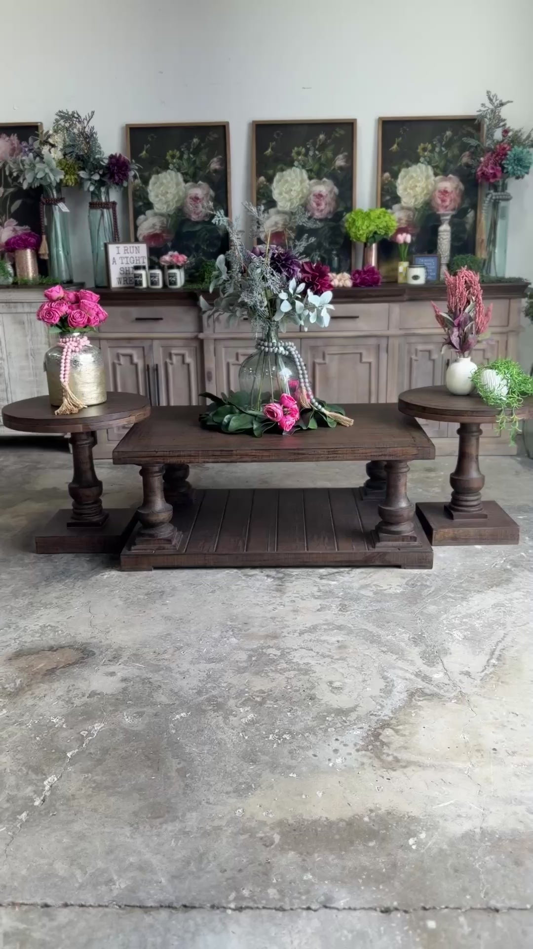 Brooklyn Round Side Table-Honeywood™