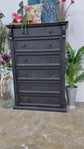 Jasmine Chest of Drawers-Handrubbed Black