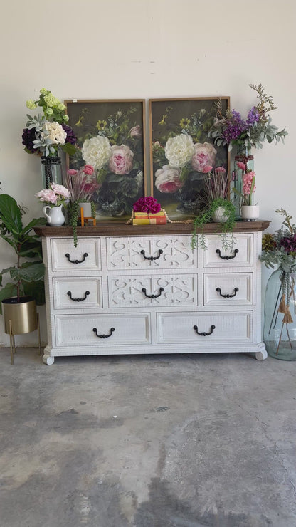 Harper Dresser- White Wheat/Honeywood™