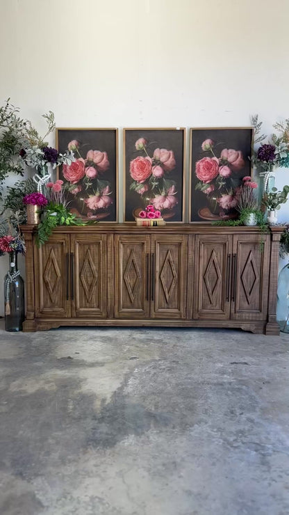 Chloe 6 Door Console-Timber
