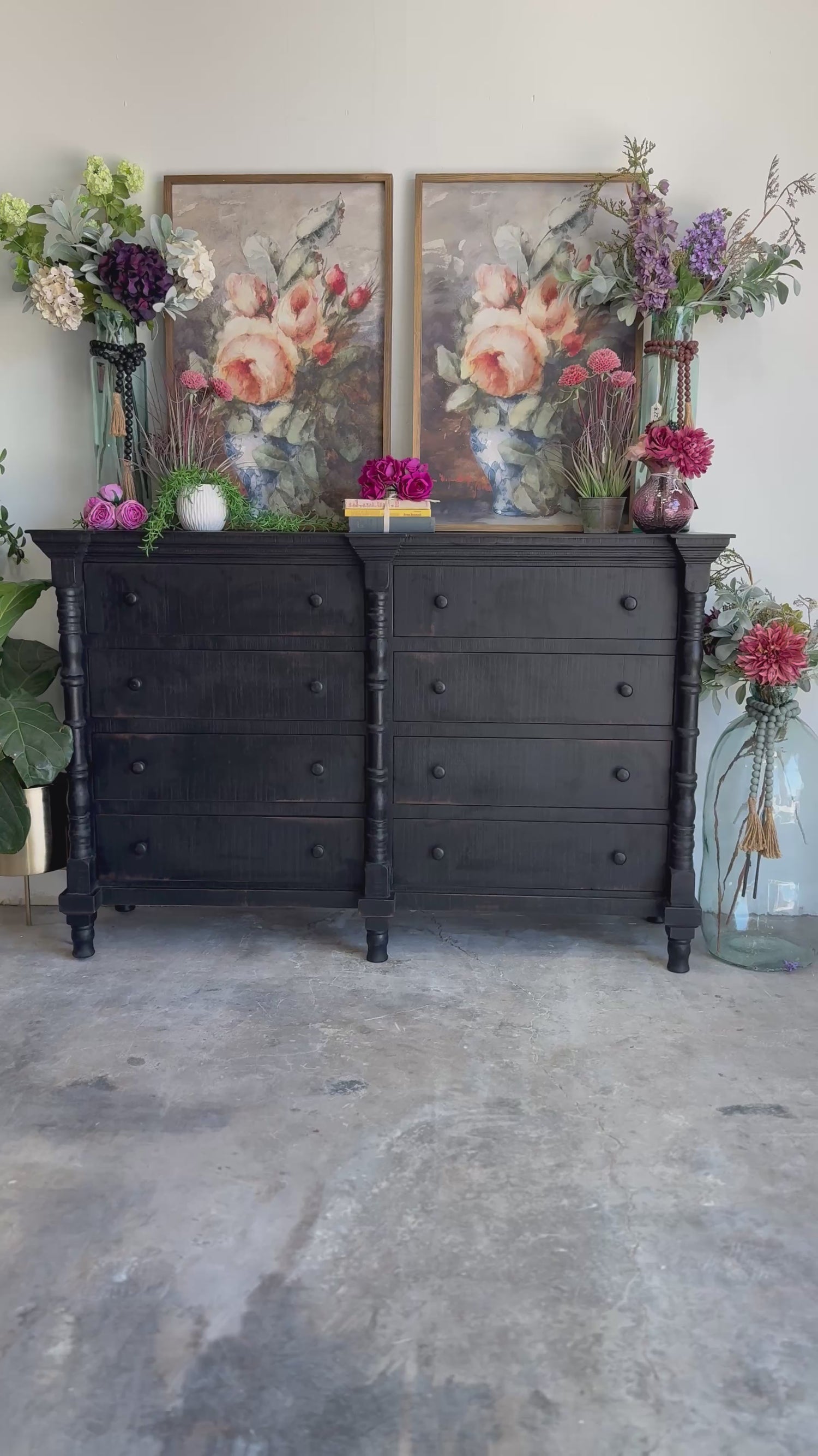 Madison Dresser-Handrubbed Black