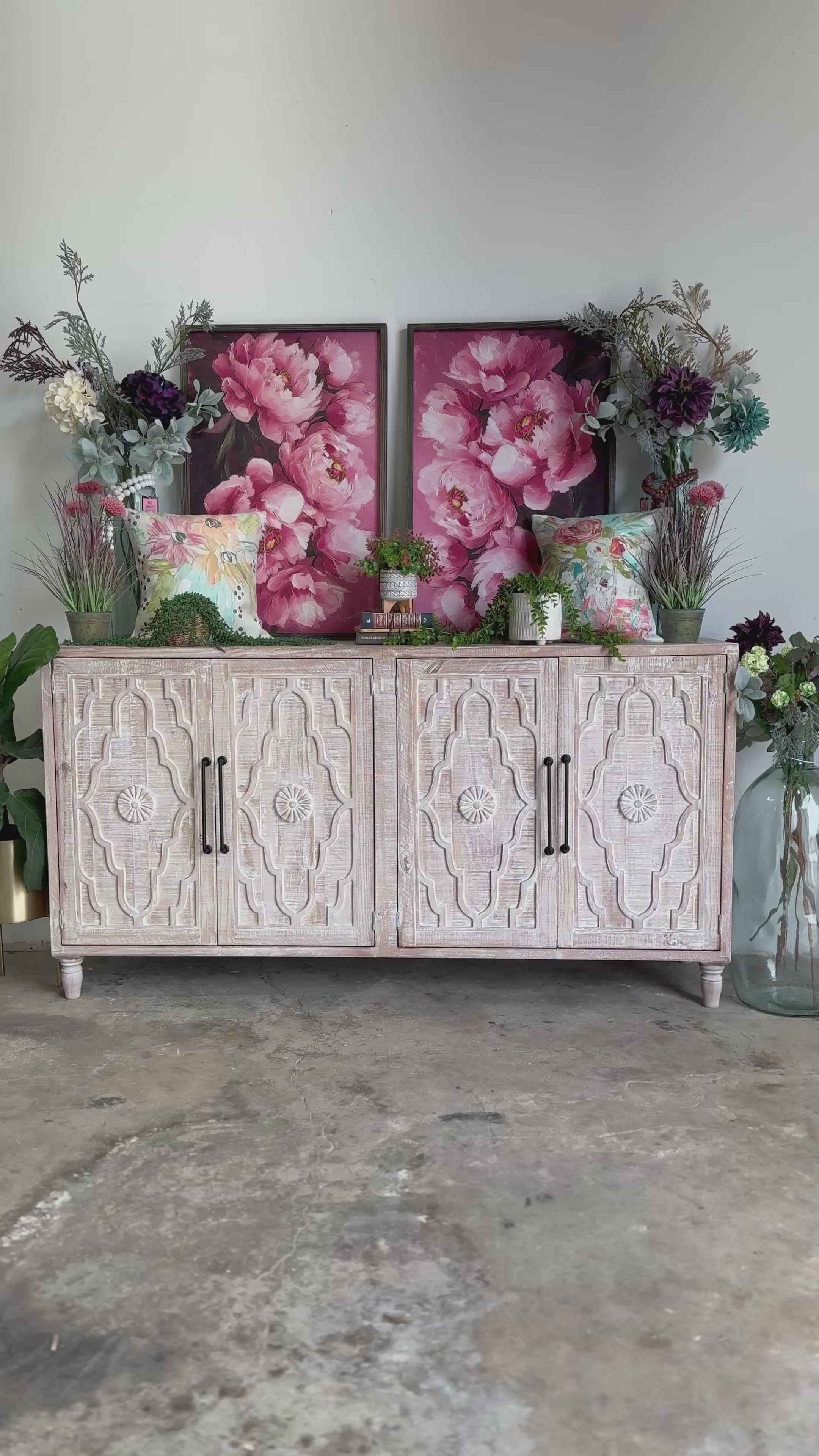 Celeste 4 Door console- Soft White