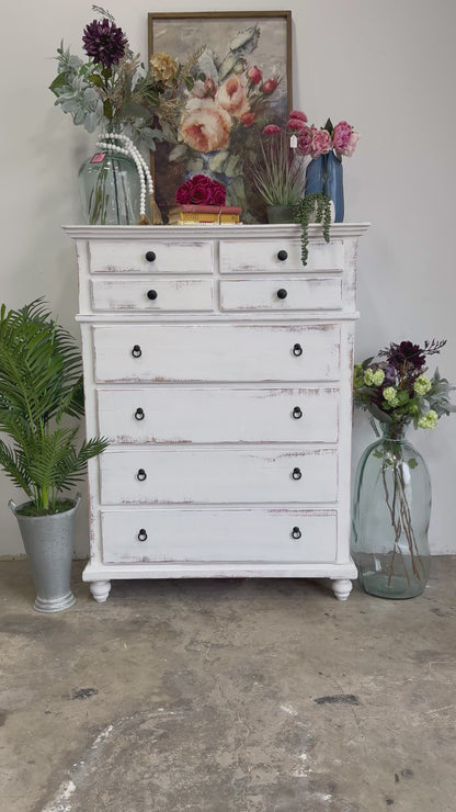 Delaney Chest of Drawers-Whisper White
