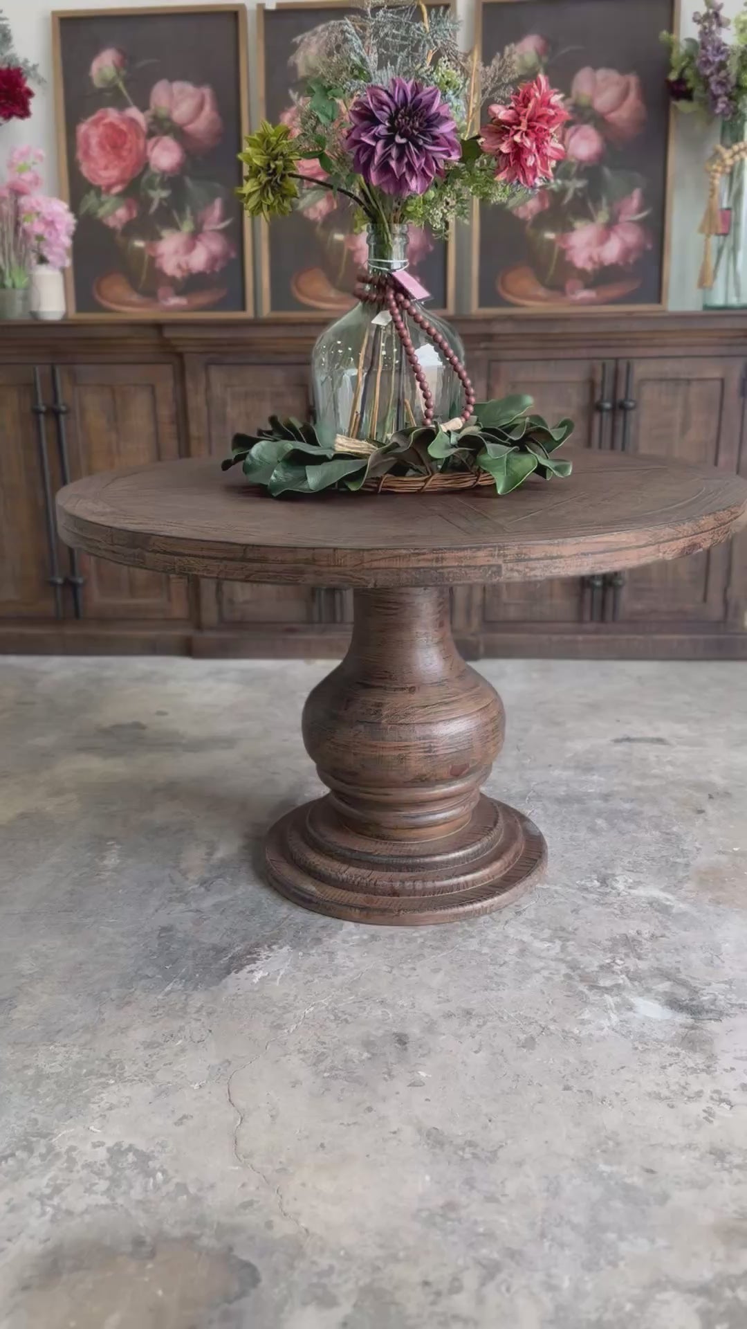 Clara 47" Round Dining Table-Honeywood™