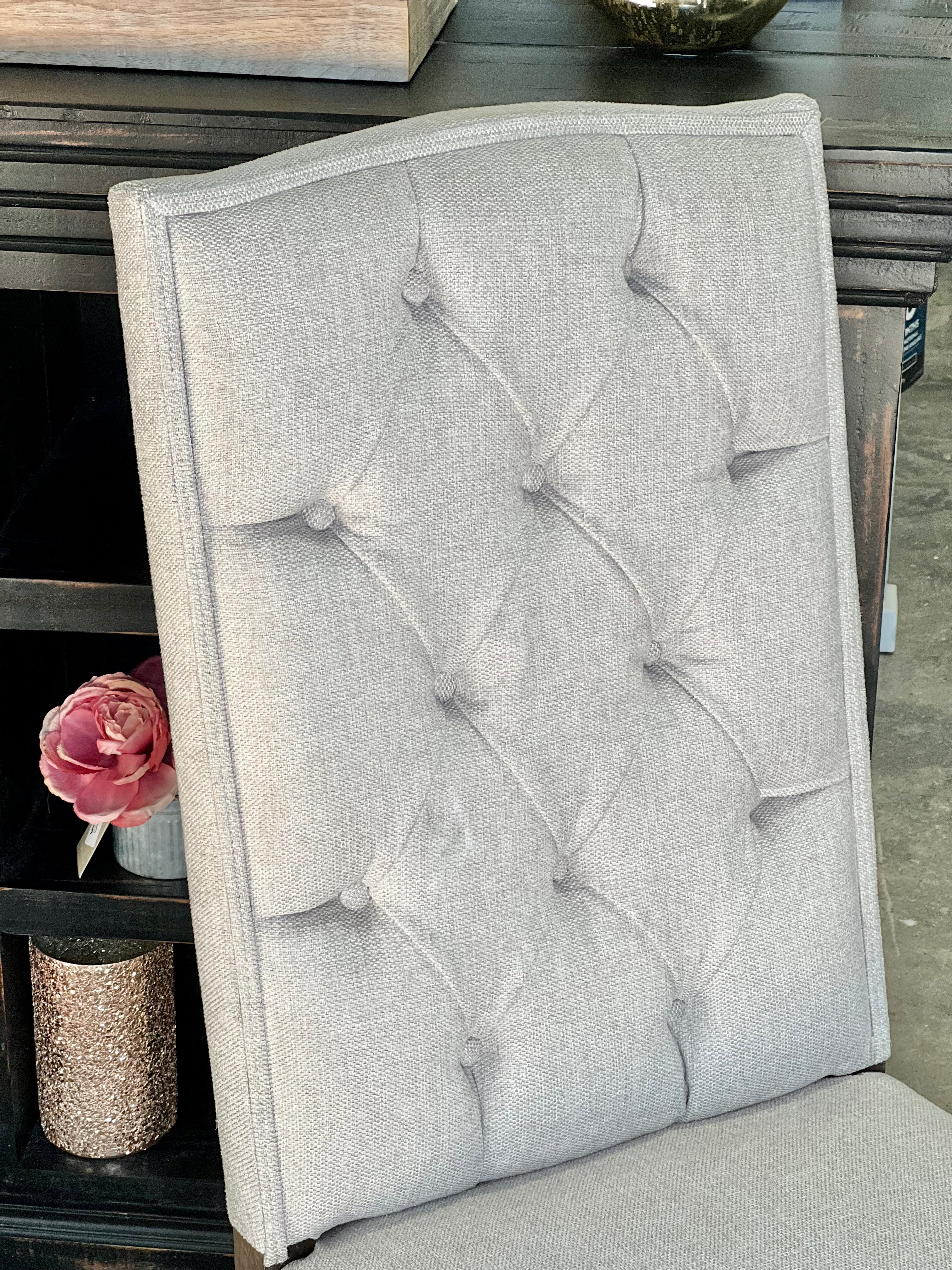 Aruba Upholstered Dining Chair-Ivory