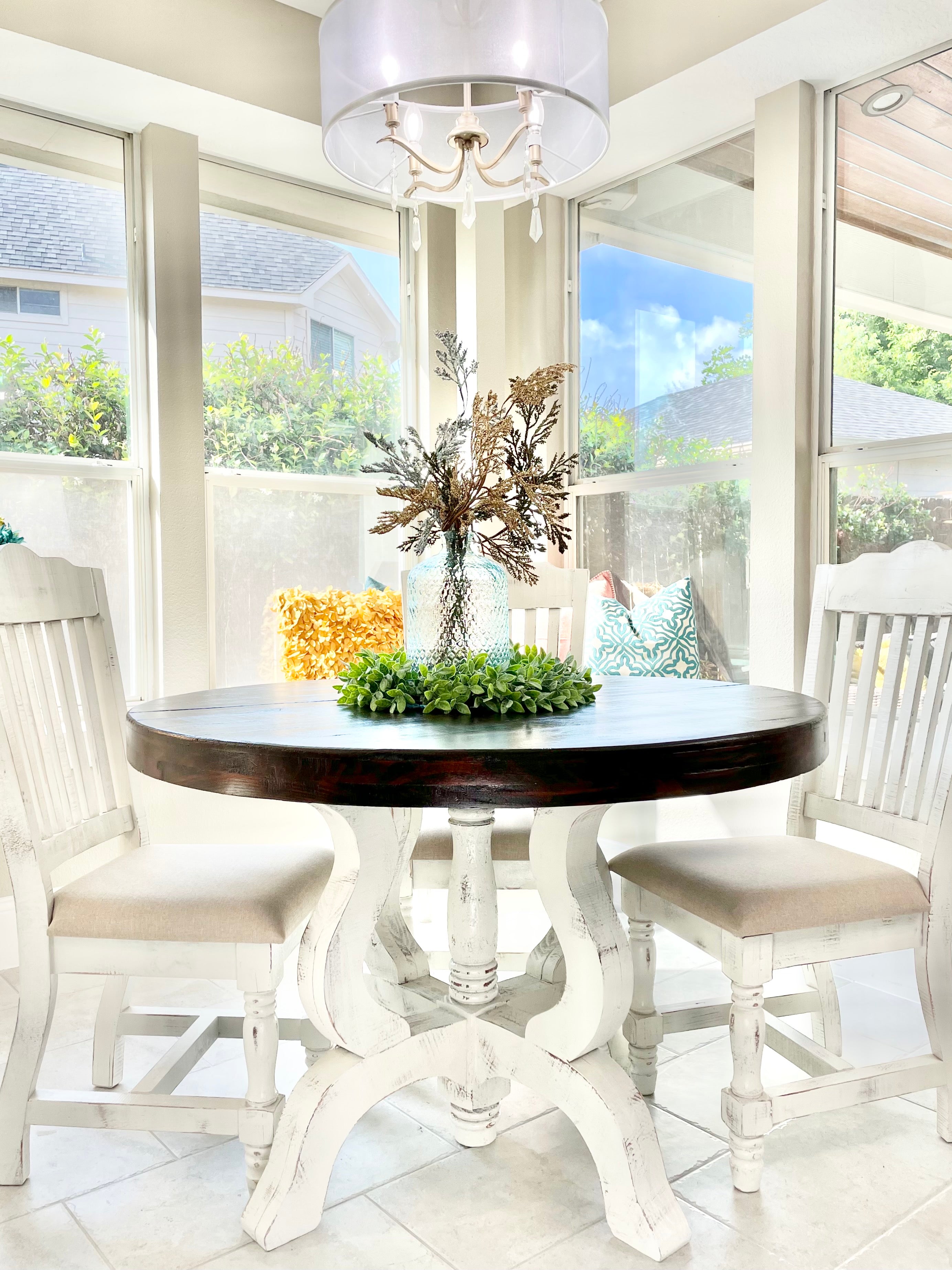 White round dining table for 8 hot sale