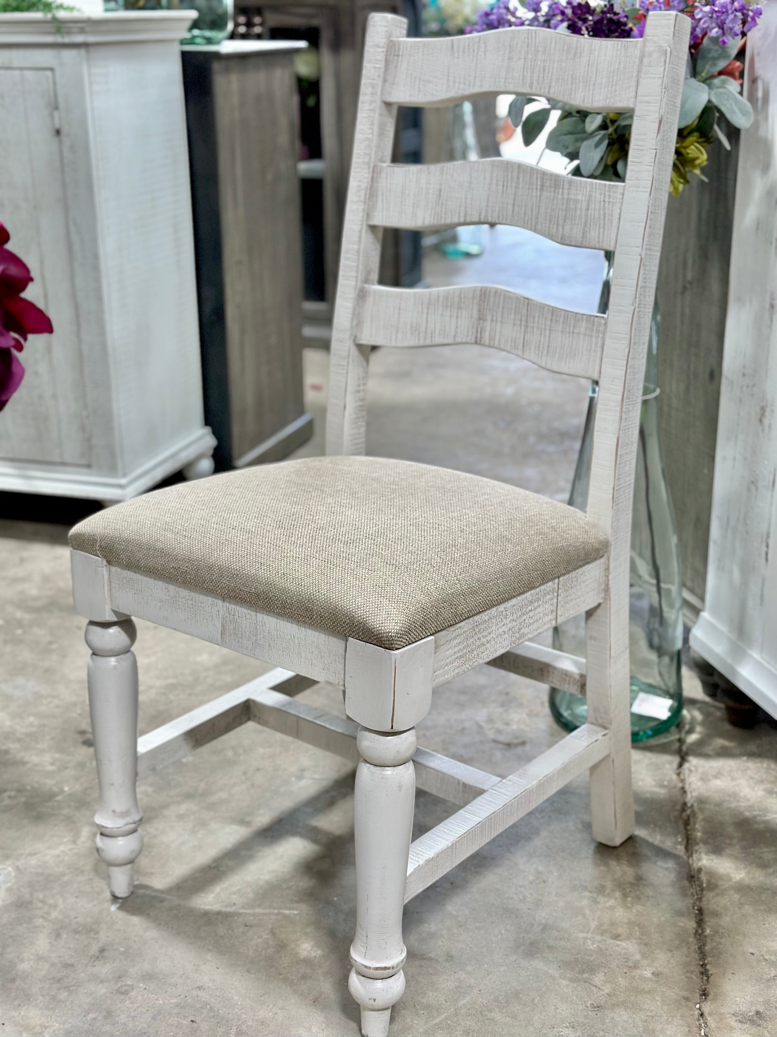 Bonanza Dining Chair- Dark Beige Upholstery
