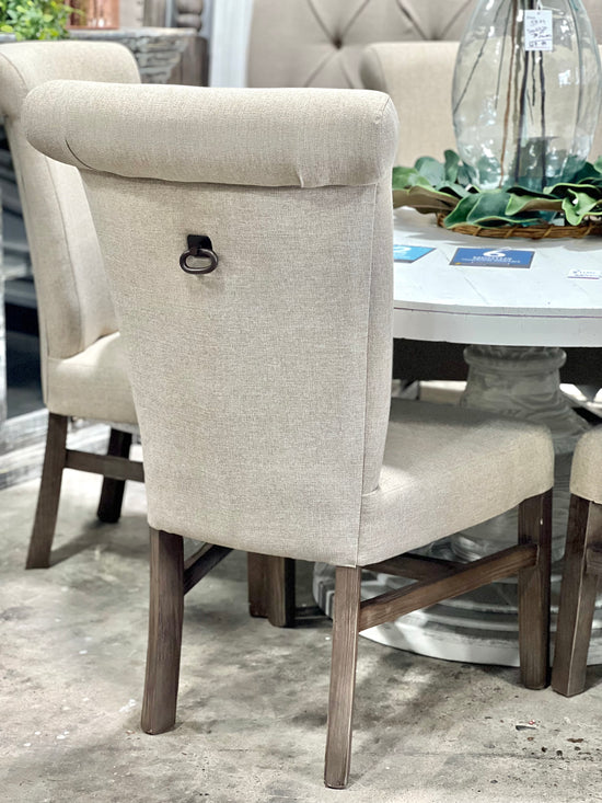 Trinity Upholstered Dining Chair with Handle